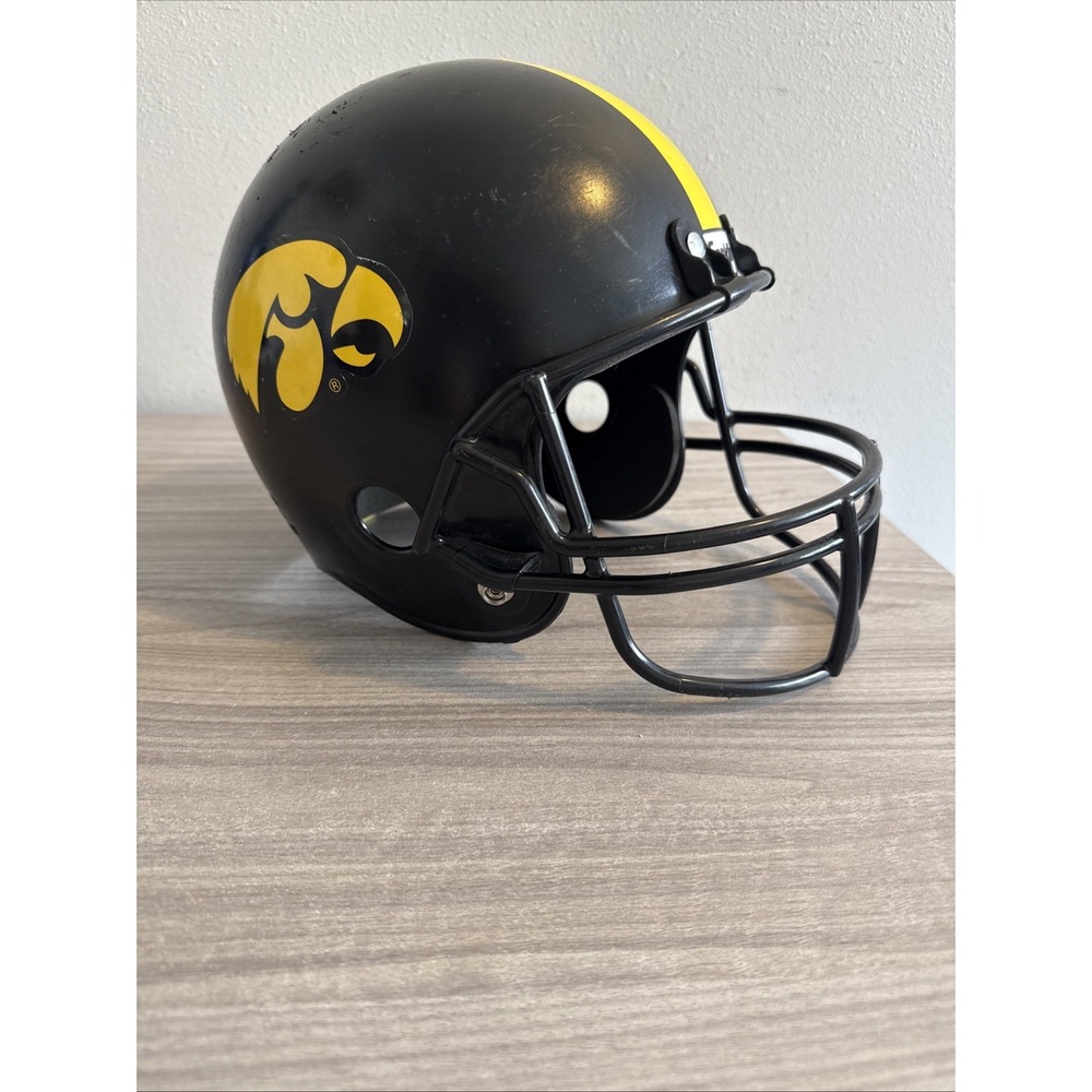 Vintage Franklin Football Helmet Kids Display Collectible Iowa Hawkeyes